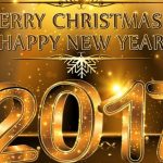 Graphic image that reads "Merry Christmas & Happy New Year 2017"