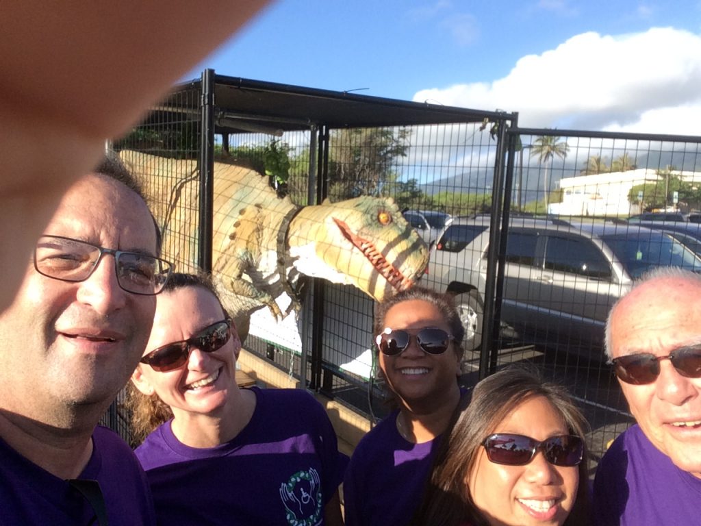 2018.05.12 Maui Charity Walk Jurassic Dino Aloha Independent Living
