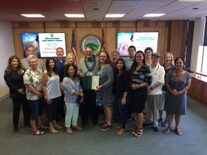 Photo of Maui Mental Health Awareness Day with Mayor